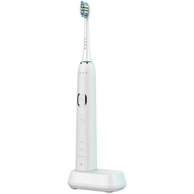 AENO Sonic Electric Toothbrush, DB3: White, 9 scenarios, with 3D touch, wireless charging, 46000rpm, 40 days without charging, IPX7