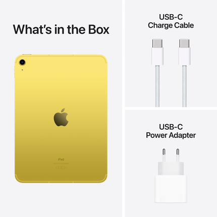 10.9-inch iPad Wi-Fi + Cellular 256GB - Yellow,Model A2757