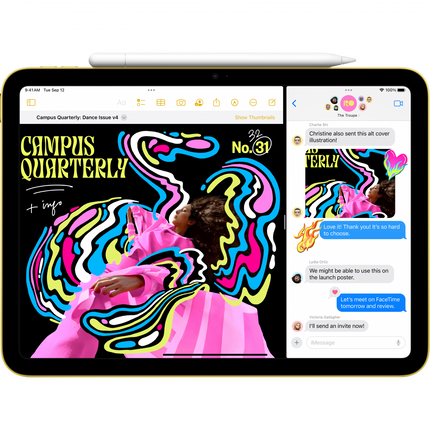 10.9-inch iPad Wi-Fi + Cellular 256GB - Blue,Model A2757