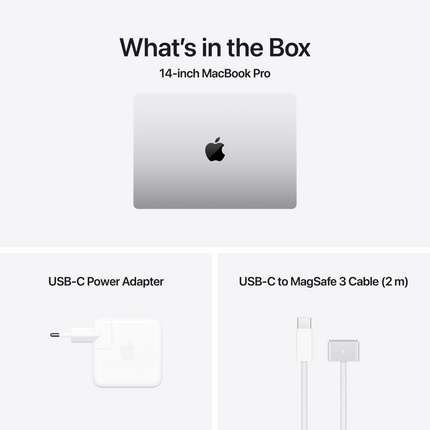 16-inch MacBook Pro: Apple M4 Pro chip with 14‑core CPU and 20‑core GPU, 24GB, 512GB SSD - Silver,Model A3403