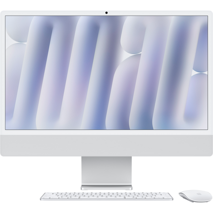 24-inch iMac with Retina 4.5K display: Apple M4 chip with 8‑core CPU and 8‑core GPU, 16GB, 256GB SSD - Silver,Model A3247