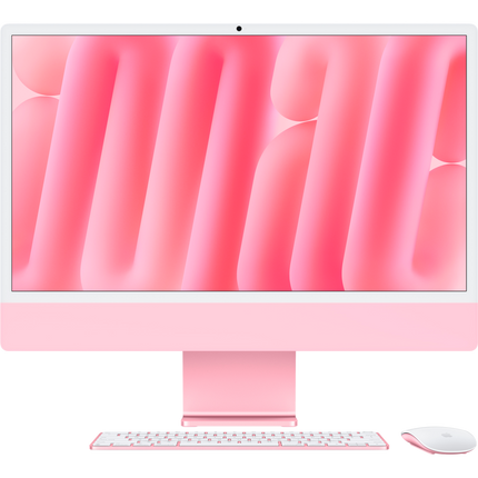 24-inch iMac with Retina 4.5K display: Apple M4 chip with 10‑core CPU and 10‑core GPU, 16GB, 256GB SSD - Pink,Model A3137