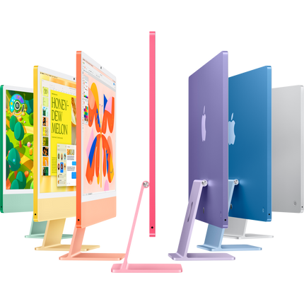 24-inch iMac with Retina 4.5K display: Apple M4 chip with 10‑core CPU and 10‑core GPU, 16GB, 256GB SSD - Pink,Model A3137