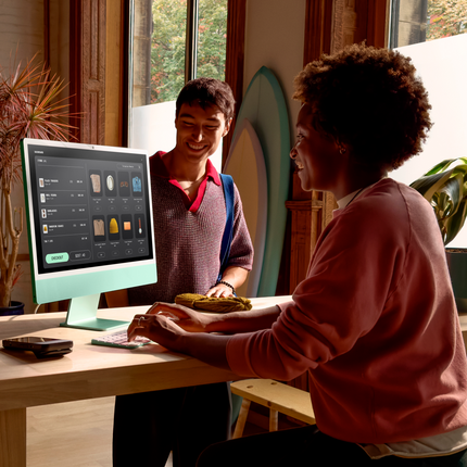 24-inch iMac with Retina 4.5K display: Apple M4 chip with 10‑core CPU and 10‑core GPU, 16GB, 256GB SSD - Pink,Model A3137
