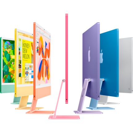 24-inch iMac with Retina 4.5K display: Apple M4 chip with 8‑core CPU and 8‑core GPU, 16GB, 256GB SSD - Pink,Model A3247