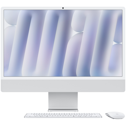 24-inch iMac with Retina 4.5K display: Apple M4 chip with 10‑core CPU and 10‑core GPU, 16GB, 512GB SSD - Silver,Model A3137