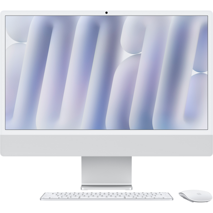 24-inch iMac with Retina 4.5K display: Apple M4 chip with 10‑core CPU and 10‑core GPU, 16GB, 512GB SSD - Silver,Model A3137