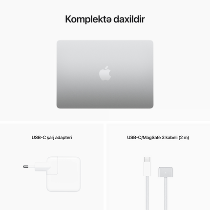 13-inch MacBook Air: Apple M2 chip with 8-core CPU and 8-core GPU, 16GB, 256GB - Silver,Model A2681