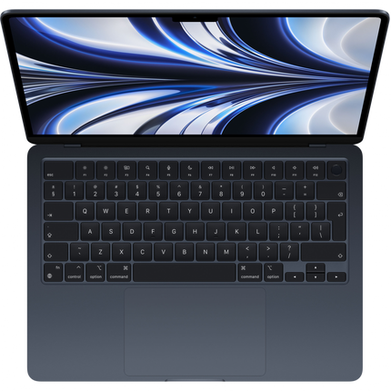13-inch MacBook Air: Apple M2 chip with 8-core CPU and 8-core GPU, 16GB, 256GB - Midnight,Model A2681