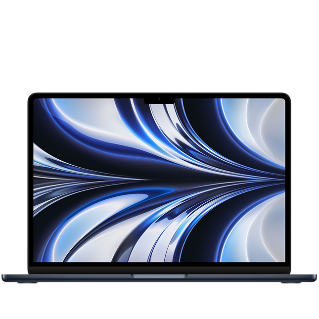 13-inch MacBook Air: Apple M2 chip with 8-core CPU and 8-core GPU, 16GB, 256GB - Midnight,Model A2681