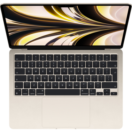 13-inch MacBook Air: Apple M2 chip with 8-core CPU and 8-core GPU, 16GB, 256GB - Starlight,Model A2681