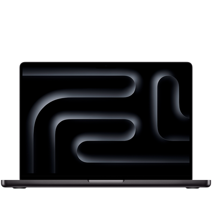 MacBook Pro 14-inch, Space Black, Model A3112, M4 with 10C CPU, 10C GPU, 24GB unified memory, 70W USB-C Power Adapter, 2TB SSD storage, 3x TB4, HDMI, SDXC, MagSafe 3, Touch ID, Standard display finish, Force Touch Trackpad, Keyboard US English