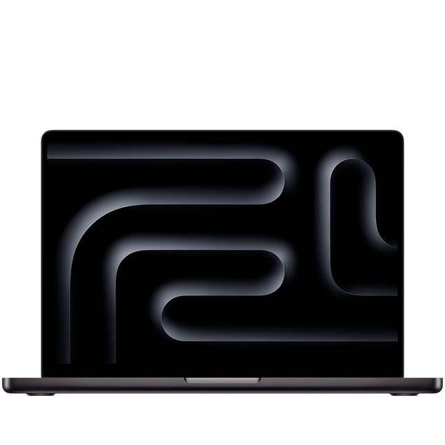 MacBook Pro 14-inch, Space Black, Model A3112, M4 with 10C CPU, 10C GPU, 32GB unified memory, 70W USB-C Power Adapter, 1TB SSD storage, 3x TB4, HDMI, SDXC, MagSafe 3, Touch ID, Standard display finish, Force Touch Trackpad, Keyboard US English