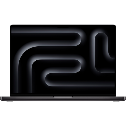 MacBook Pro 16-inch, Space Black, Model A3403, M4 Pro with 14C CPU 20C GPU, 24GB unified memory, 140W USB-C Power Adapter, 512GB SSD storage, 3x TB5, HDMI, SDXC, MagSafe 3, Touch ID, Standard display finish, Force Touch Trackpad, Keyboard US English