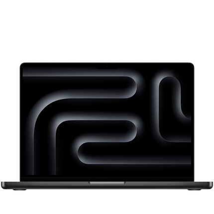 MacBook Pro 14-inch, Space Black, Model A3185, M4 Max with 16C CPU 40C GPU, 64GB unified memory, 96W USB-C Power Adapter, 1TB SSD storage, 3x TB5, HDMI, SDXC, MagSafe 3, Touch ID, Standard display finish, Force Touch Trackpad, Keyboard US English