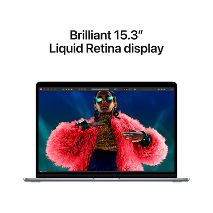 MacBook Air 15, Space Grey, Model A3114, M3 8C CPU 10C GPU, 16GB, 70W USB-C, 2TB SSD, UKR