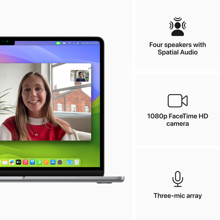 MacBook Air 13-inch, Space Grey, Model A3113, M3 with 8C CPU,10C GPU, 24GB unified memory, 35W Dual USB-C Port Compact Power Adapter, 512GB SSD storage, 2xTB4,MagSafe 3, Touch ID, 1080p FaceTime HD camera, Force Touch Trackpad, Keyboard US English