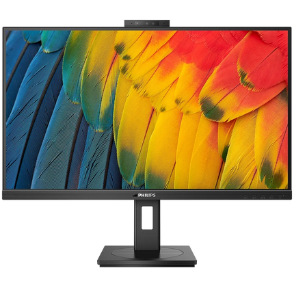Philips Monitor 27", IPS Panel, 2560X1440 (QHD) @ 75HZ,USB TYPE C 100W, RJ45, FULL DOCK, HDMI, DP, HAS, Ergo Base, WebCam, Microphone, Speakers
