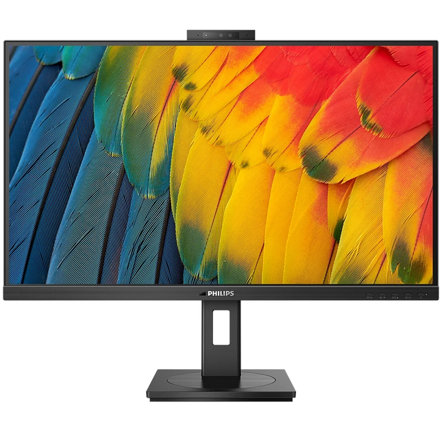 Philips Monitor 27", IPS Panel, 2560X1440 (QHD) @ 75HZ,USB TYPE C 100W, RJ45, FULL DOCK, HDMI, DP, HAS, Ergo Base, WebCam, Microphone, Speakers