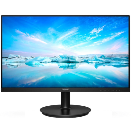 Philips Monitor 21,5" VA Panel, 1920x1080 @ 100hz, VGA, HDMI, Cables incl, LowBlue, Flicker-Free, VESA, 3 Year Warranty