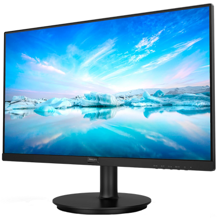 Philips Monitor 21,5" VA Panel, 1920x1080 @ 100hz, VGA, HDMI, Cables incl, LowBlue, Flicker-Free, VESA, 3 Year Warranty