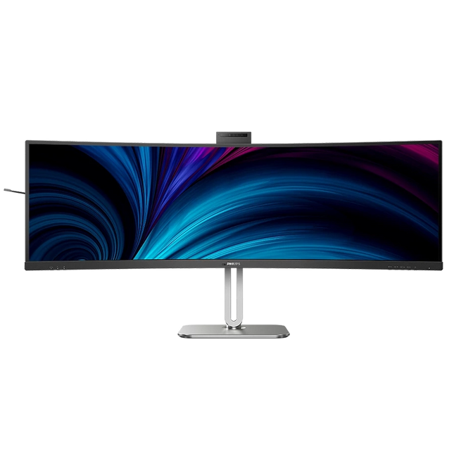 Philips Monitor |Curved 49 inch|VA Dual QHD 5120 x 1440 75hz|USB-C 100w HDMI DP| RJ45|Speaker+Mic|Camera|USB 3.2|Adaptive sync