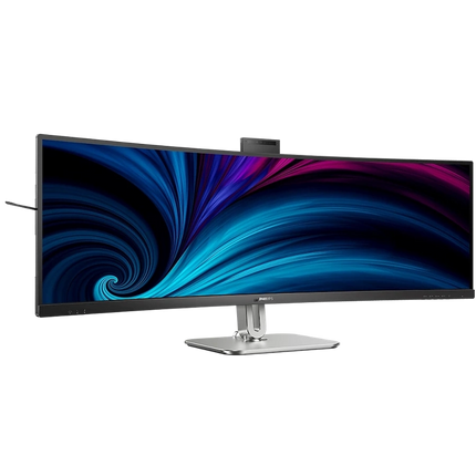 Philips Monitor |Curved 49 inch|VA Dual QHD 5120 x 1440 75hz|USB-C 100w HDMI DP| RJ45|Speaker+Mic|Camera|USB 3.2|Adaptive sync