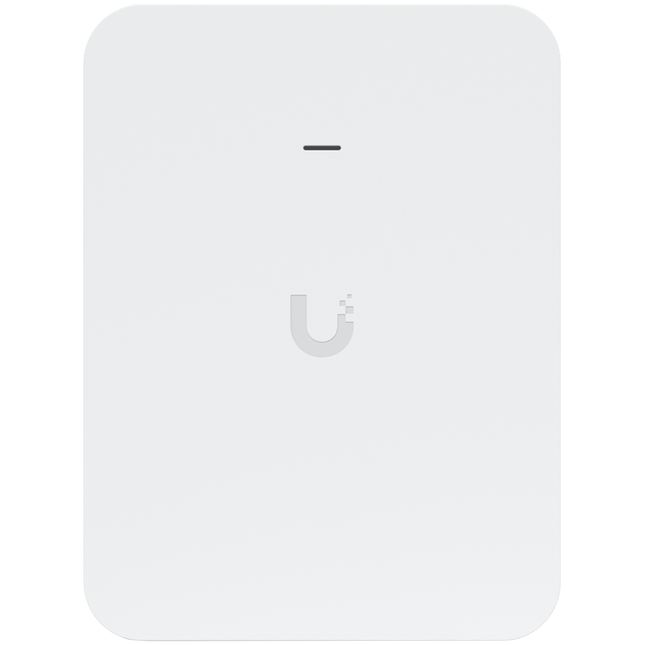 Ubiquiti U7-Pro-Wall mounted WiFi 7 AP with 6 spatial streams and 6 GHz support tailored for home builders with seamless installation options