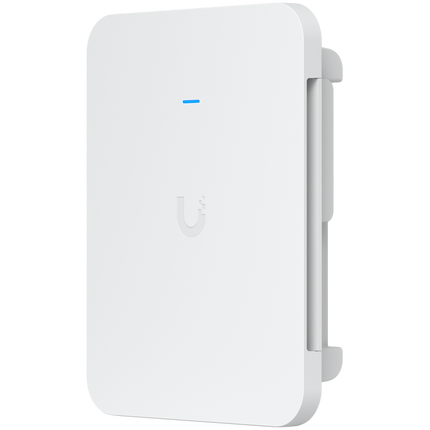 Ubiquiti U7-Pro-Wall mounted WiFi 7 AP with 6 spatial streams and 6 GHz support tailored for home builders with seamless installation options