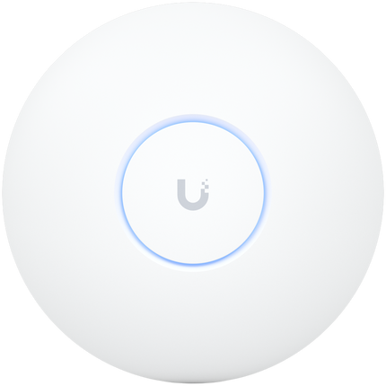 Ubiquiti U7-Pro-Max Ceiling-mounted WiFi 7 AP with 8 spatial streams, 6 GHz support, and a dedicated spectral scanning engine for interference-free WiFi in demanding, large-scale environments