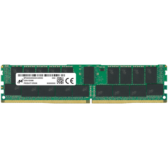 Micron DDR4 RDIMM 64GB 2Rx4 3200 CL22 (16Gbit) (Single Pack)