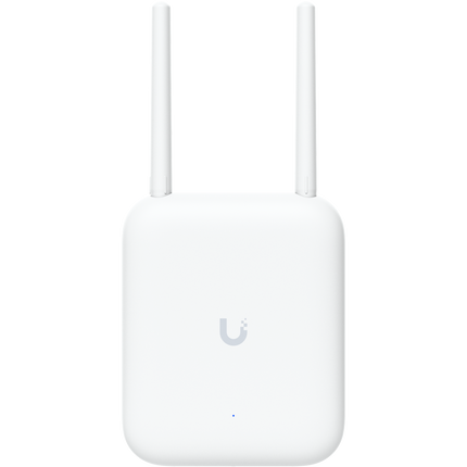 Ubiquiti U7-Outdoor All-weather WiFi 7 AP with 4 spatial streams, an integrated directional super antenna, and versatile mounting options