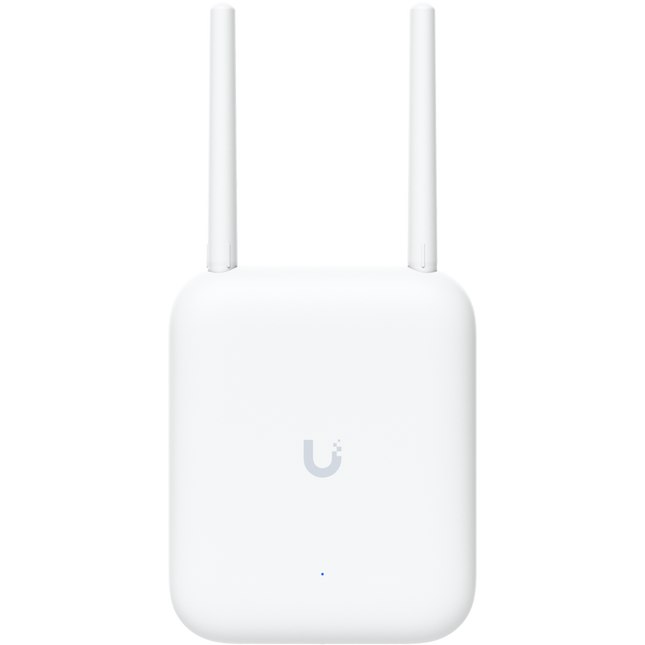 Ubiquiti U7-Outdoor All-weather WiFi 7 AP with 4 spatial streams, an integrated directional super antenna, and versatile mounting options