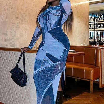 Summer Blue Denim Dresses