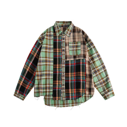 Patchwork Printed Shirt For Women