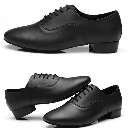 Men's Black Leather Shoes