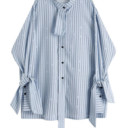 Striped Contrast Color Shirt for Women