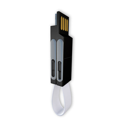 Charging Cable with Keychain USB 3.0 to Type C Micro USB and 8 pin Data Cable for iPhone