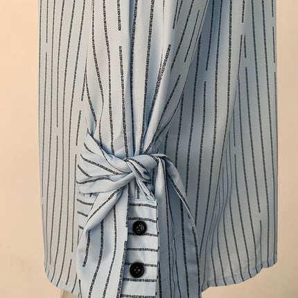 Striped Contrast Color Shirt for Women
