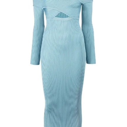 Knitting Temperament Dress For Women