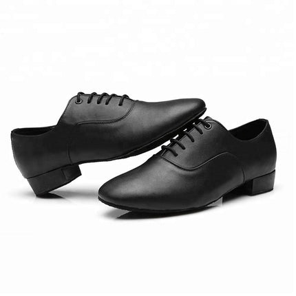 Men's Black Leather Shoes
