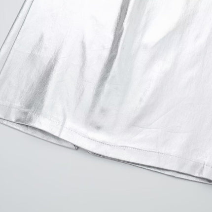 Metallic Luster Dress For Woman
