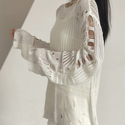 Hollow Knitted Sweaters For Women