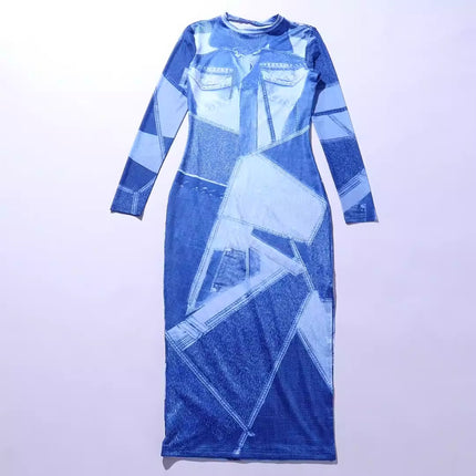Summer Blue Denim Dresses