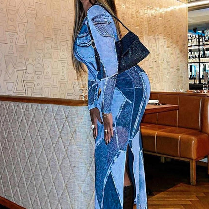 Summer Blue Denim Dresses