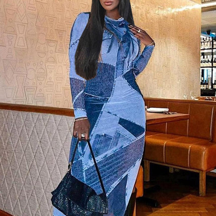 Summer Blue Denim Dresses