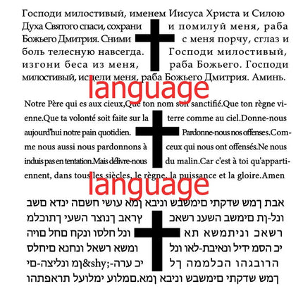 Stainless Multi-Language Christian's Prayer Bracelet