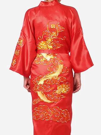Robe Embroidery Dragon Kimono
