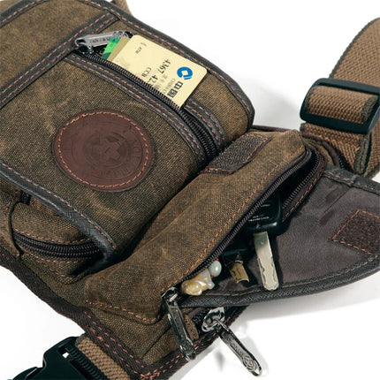 Men's Canvas Drop Leg Bag