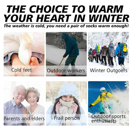 1/5 Pairs Self Heating Socks for Comfortable MEN'S AND WOMEN'S Warm Sports Socks